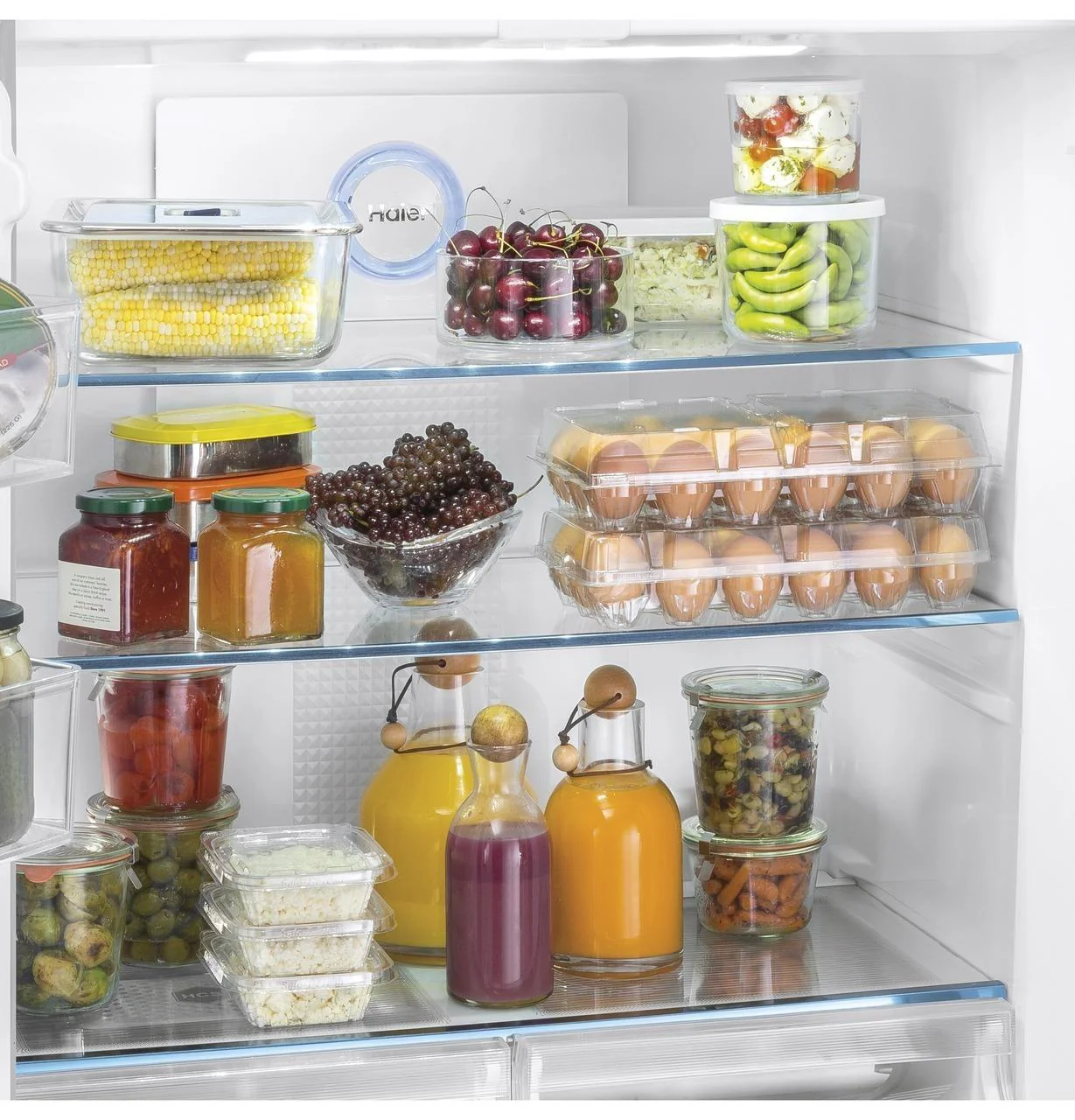 QHE16HYPFS Haier ENERGY STAR® 16.8 Cu. Ft. Quad Door Refrigerator - Image 21