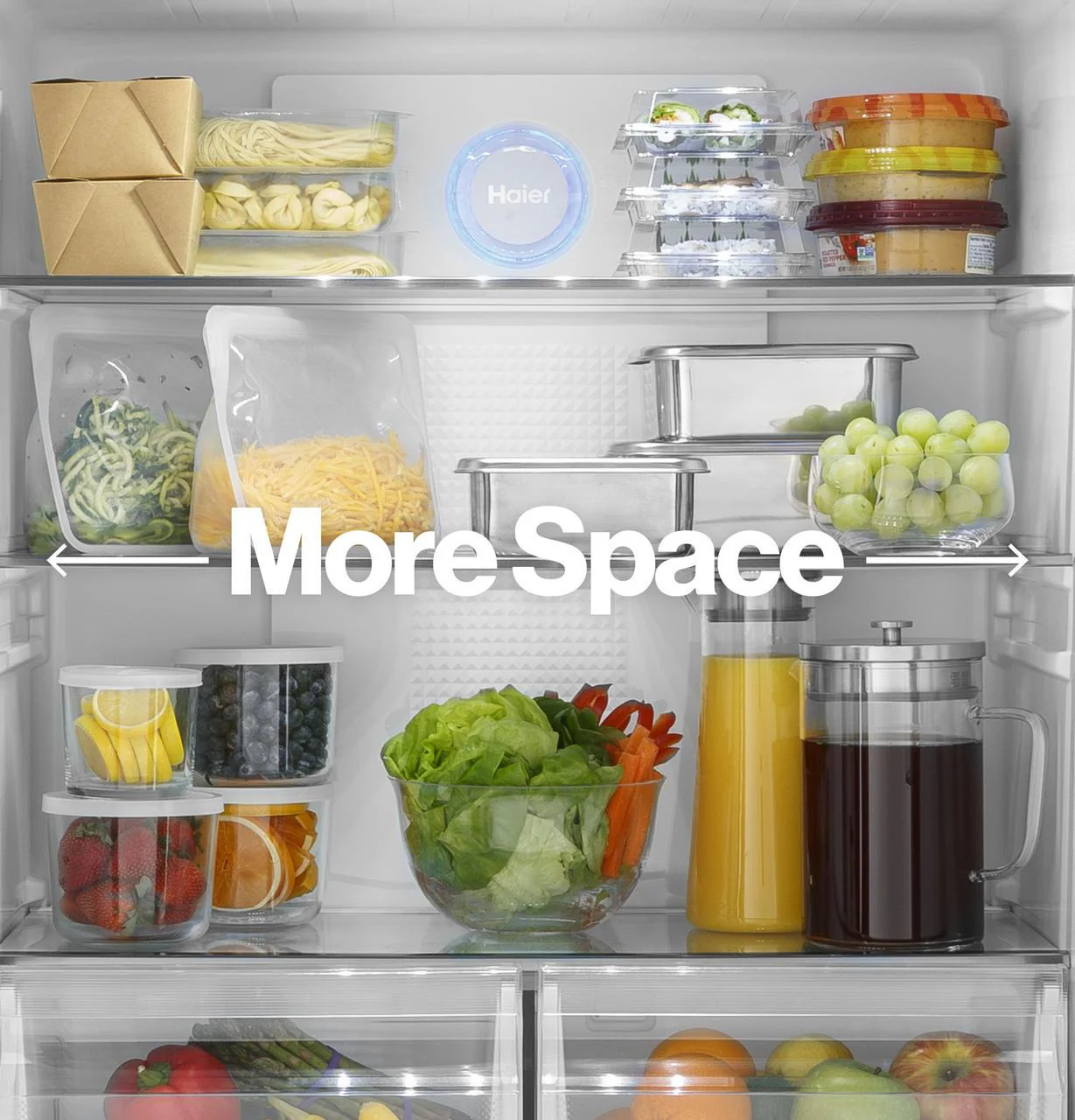QHE16HYPFS Haier ENERGY STAR® 16.8 Cu. Ft. Quad Door Refrigerator - Image 38