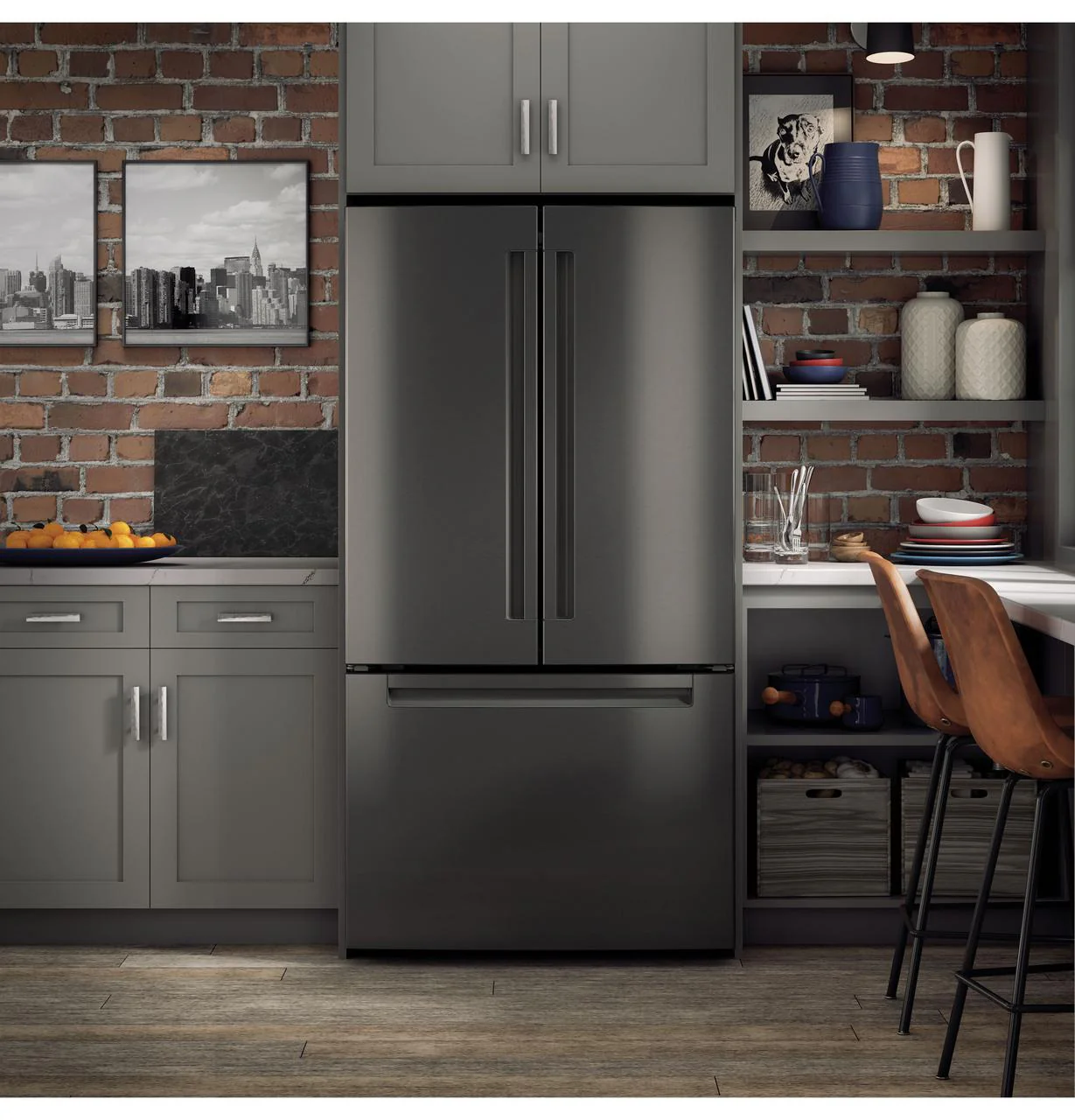QNE27JBMTS Haier ENERGY STAR® 27.0 Cu. Ft. French-Door Refrigerator - Image 7