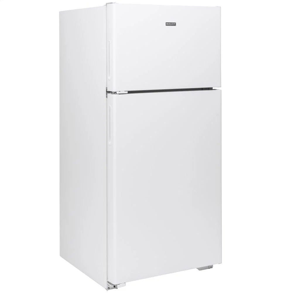 HPE16BTNLWW Hotpoint® ENERGY STAR® 15.6 Cu. Ft. Recessed Handle Top-Freezer Refrigerator - Image 3