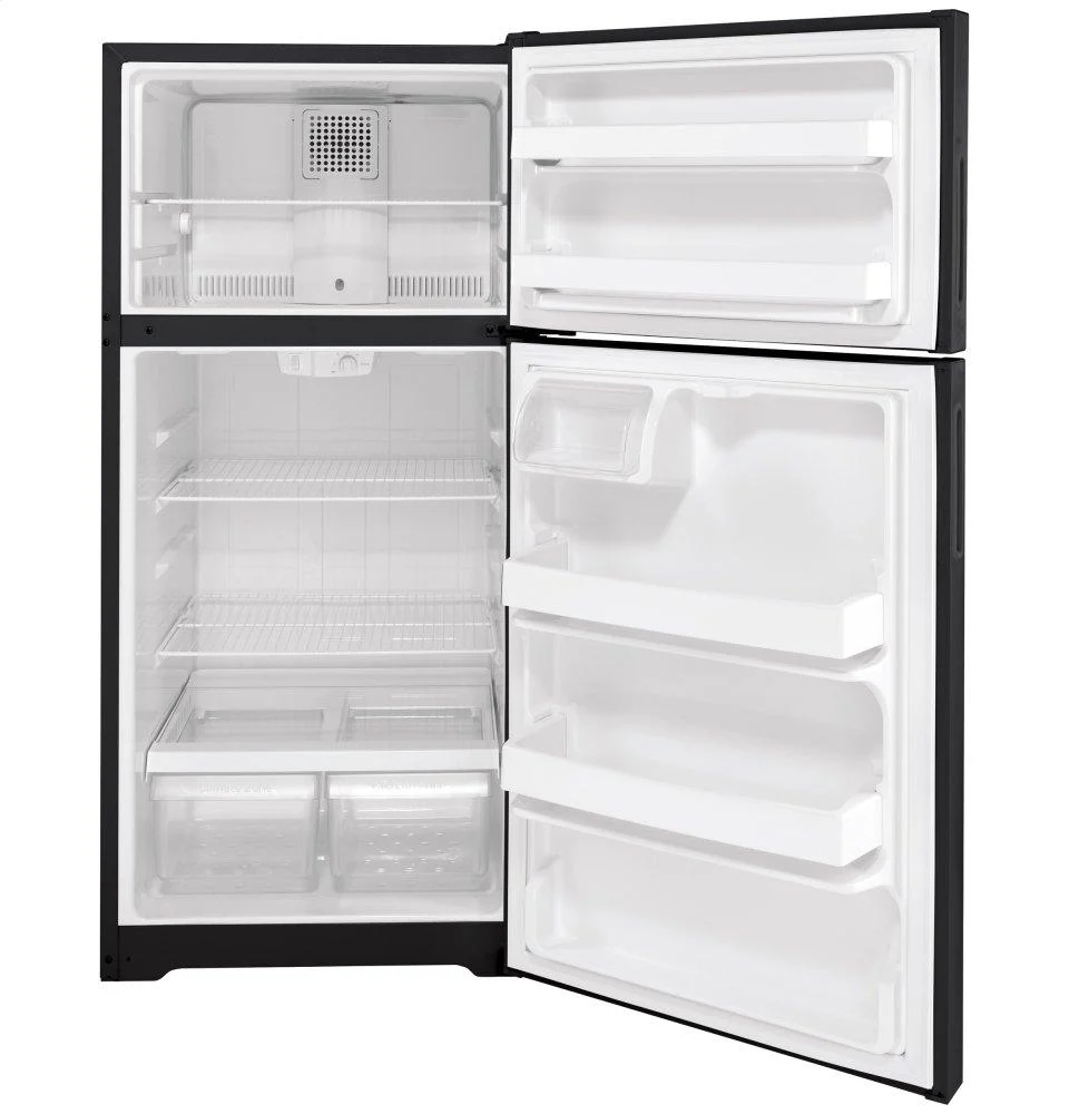 HPS16BTNRBB Hotpoint® 15.6 Cu. Ft. Recessed Handle Top-Freezer Refrigerator - Image 4