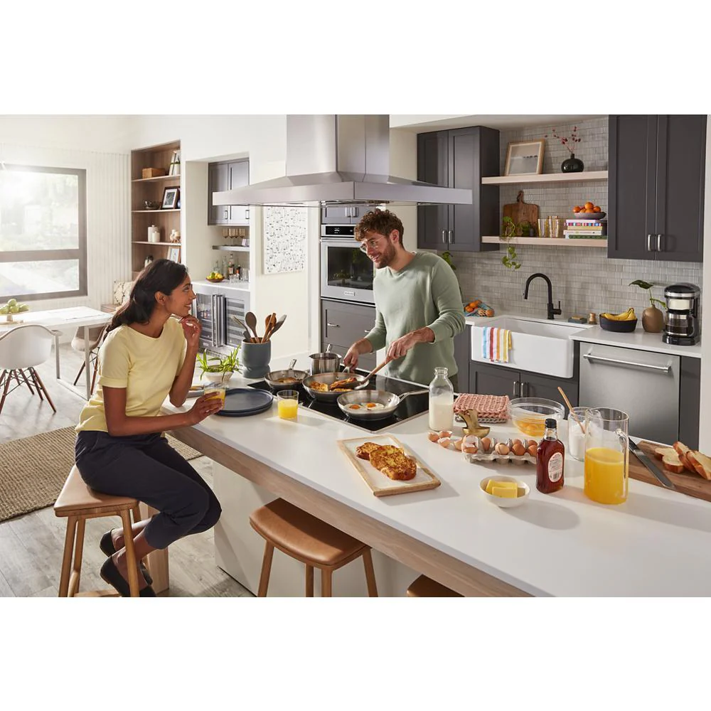 Kitchenaid KBFN502ESS 24.2 Cu. Ft. 42" Width Built-In Stainless French Door Refrigerator with Platinum Interior Design - Image 36