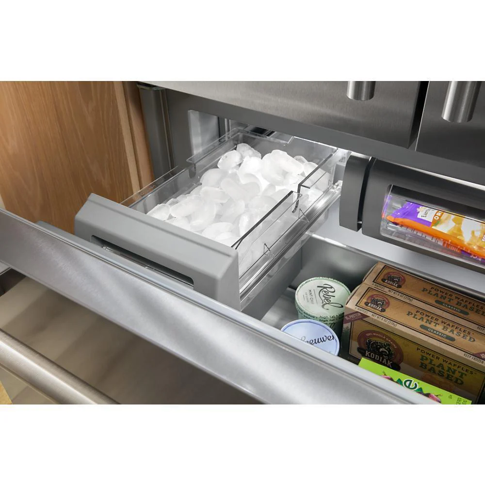 Kitchenaid KBFN542SPS 24.2 Cu. Ft. 42" Built-In French Door Bottom Mount Refrigerator with Platinum Interior - Image 2