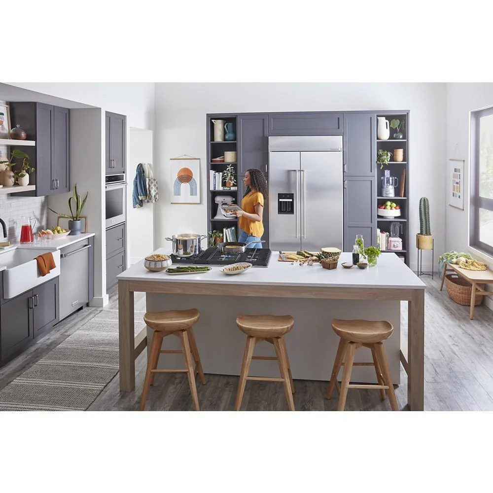 Kitchenaid KBSD708MPS 29.4 Cu. Ft. 48" Built-In Side-by-Side Refrigerator with Ice and Water Dispenser - Image 18