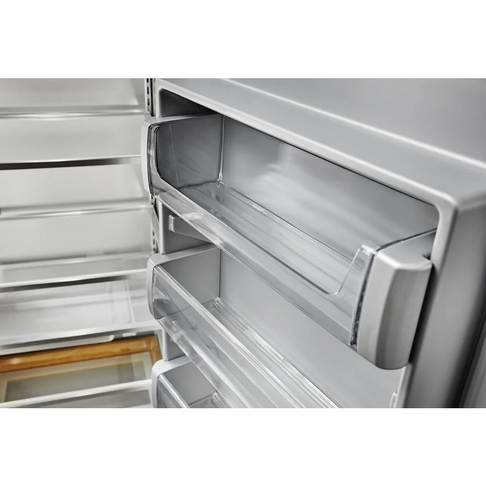 Kitchenaid KBSD708MSS 29.4 Cu. Ft. 48" Built-In Side-by-Side Refrigerator with Ice and Water Dispenser - Image 12