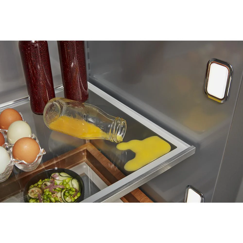 Kitchenaid KBSD708MSS 29.4 Cu. Ft. 48" Built-In Side-by-Side Refrigerator with Ice and Water Dispenser - Image 9