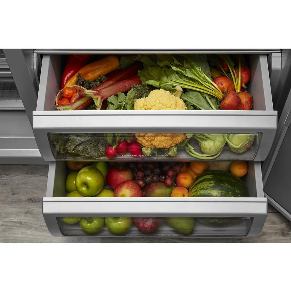 Kitchenaid KBSN702MPA 25.5 Cu Ft. 42" Built-In Side-by-Side Refrigerator with Panel-Ready Doors - Image 18
