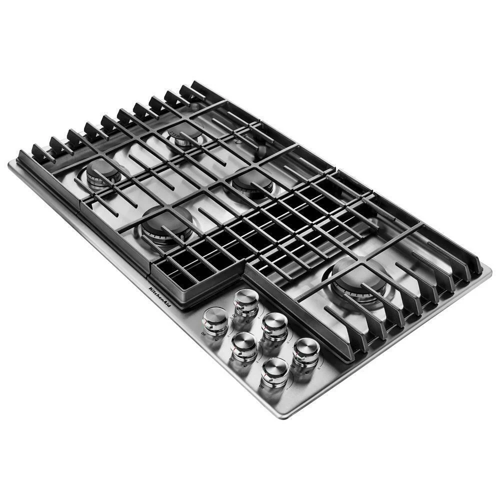 Kitchenaid KCGD506GSS 36" 5 Burner Gas Downdraft Cooktop - Image 2