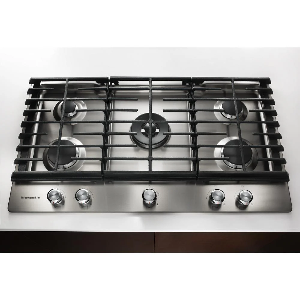 Kitchenaid KCGS550ESS 30" 5-Burner Gas Cooktop - Image 11