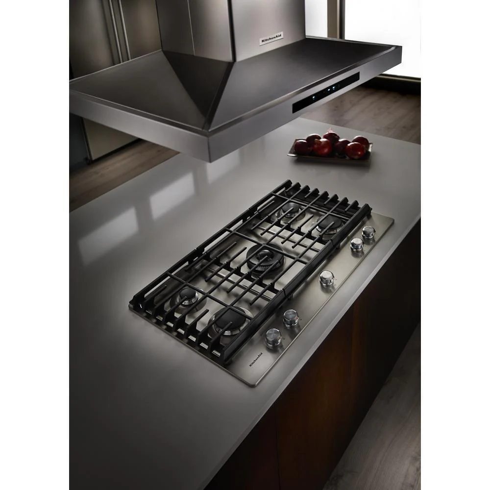 Kitchenaid KCGS556ESS 36" 5-Burner Gas Cooktop - Image 6