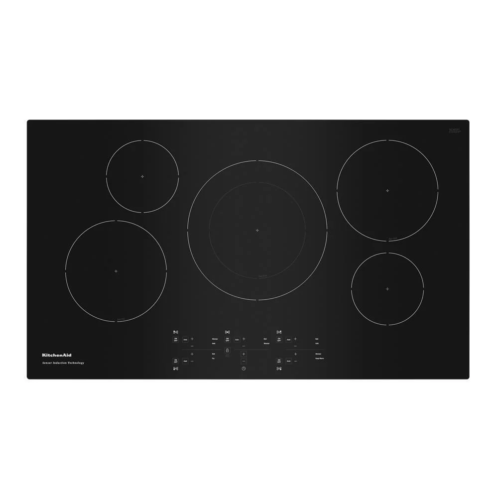 Kitchenaid KCIG556JBL 36-Inch 5-Element Sensor Induction Cooktop