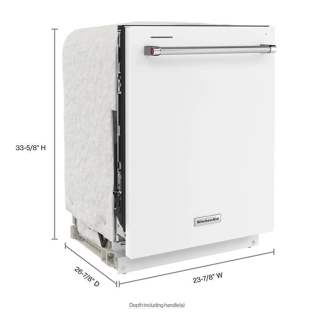 Kitchenaid KDTE204KWH Third Level Utensil Rack Dishwasher with 30+ Total Wash Jets, 39 dBA - Image 9