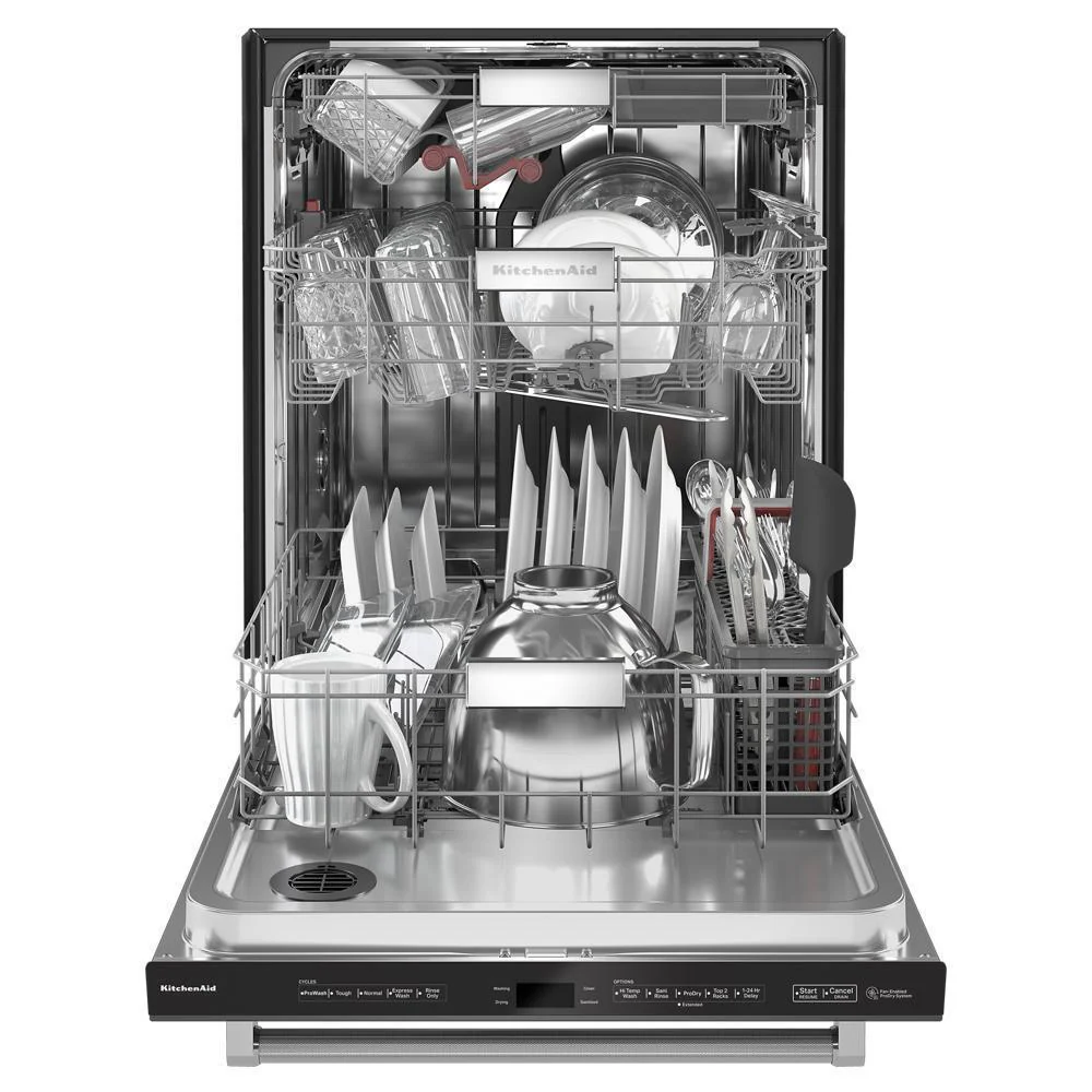 Kitchenaid KDTM604KBS 360(degree) Max Jets™ Third Rack Dishwasher with Fan-Enabled ProDry™ System, 44 dBA - Image 18