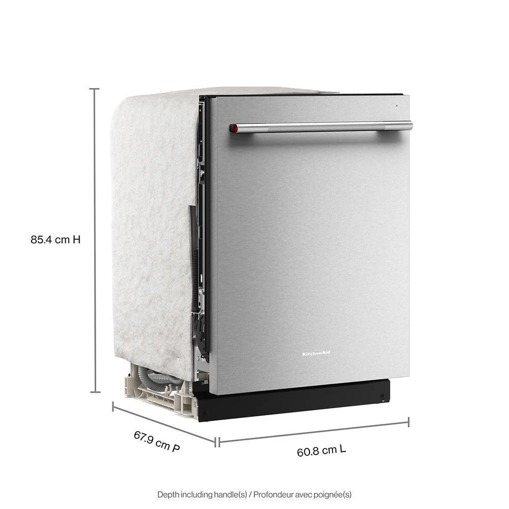 Kitchenaid KDTS324SPS Third Level Jet Rack Dishwasher with 40+ Total Wash Jets 41 dBA - Image 2