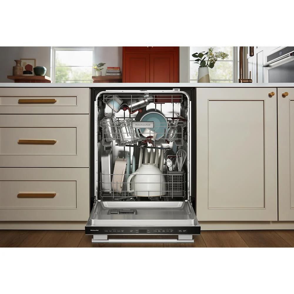Kitchenaid KDTS434SPS 360(degree) Max Jets™ Third Rack Dishwasher with Stemware Shield and Stemware Clips, 44 dBA - Image 16