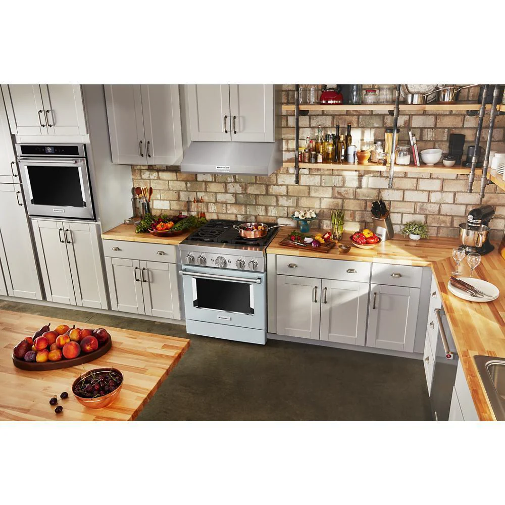 KFDC500JMB KitchenAid® 30'' Smart Commercial-Style Dual Fuel Range with 4 Burners - Image 15