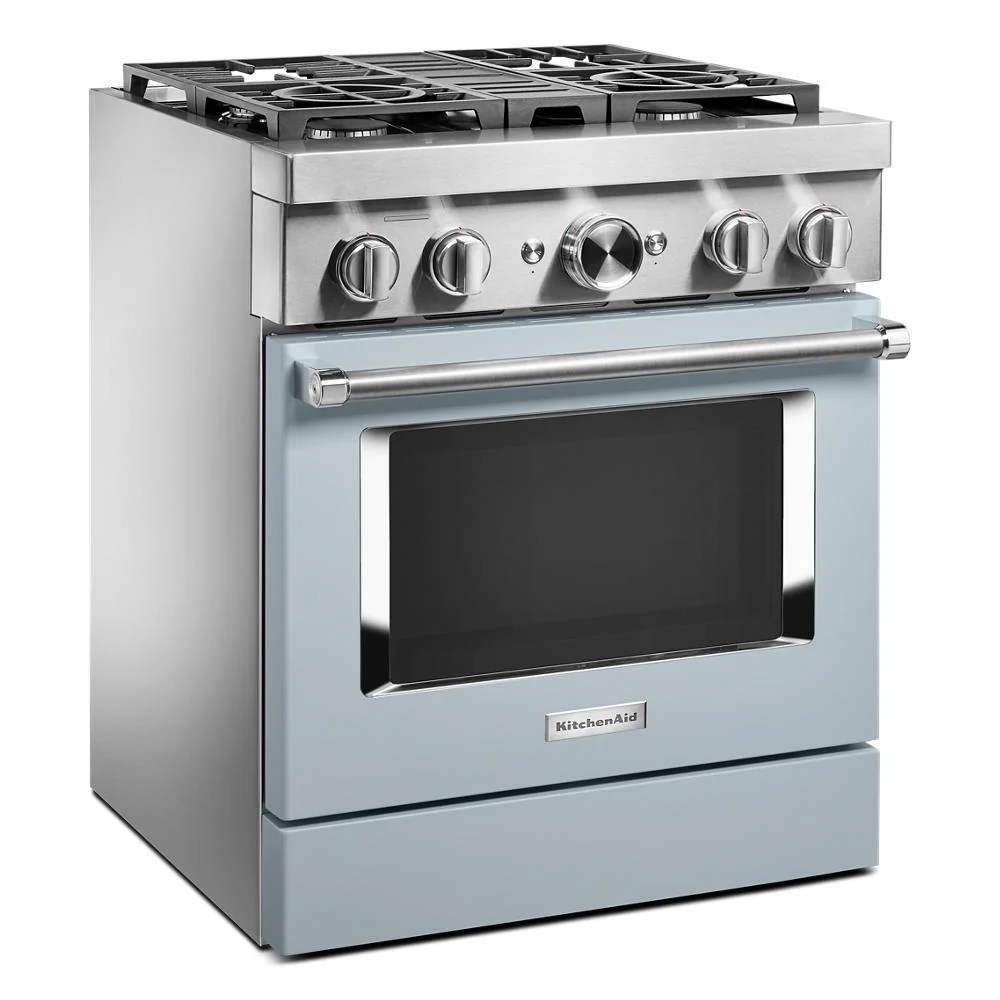 KFDC500JMB KitchenAid® 30'' Smart Commercial-Style Dual Fuel Range with 4 Burners - Image 5