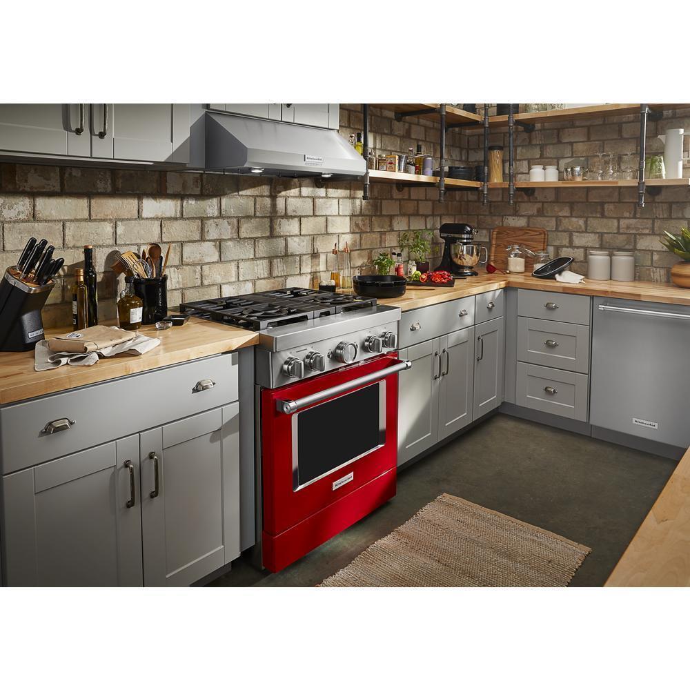KFDC500JPA KitchenAid® 30'' Smart Commercial-Style Dual Fuel Range with 4 Burners - Image 15