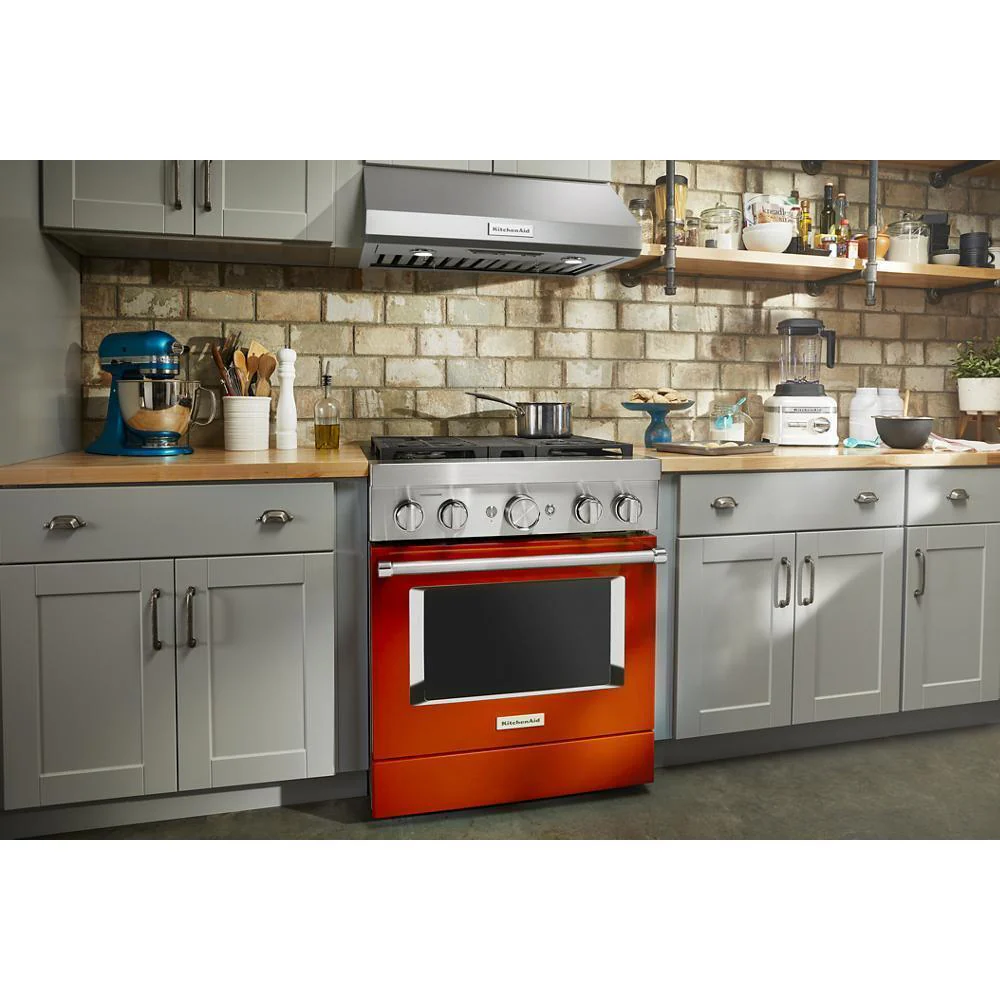 KFDC500JSC KitchenAid® 30'' Smart Commercial-Style Dual Fuel Range with 4 Burners - Image 10