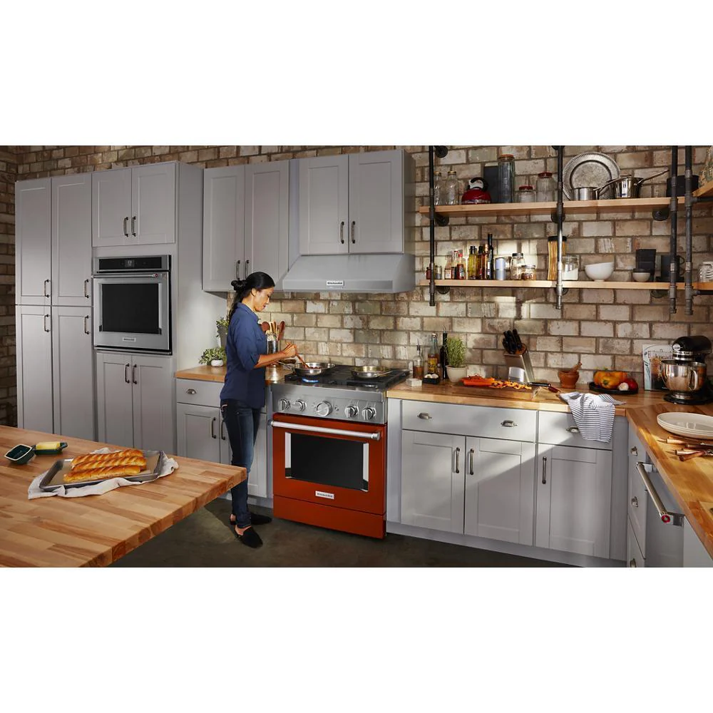 KFDC500JSC KitchenAid® 30'' Smart Commercial-Style Dual Fuel Range with 4 Burners - Image 17