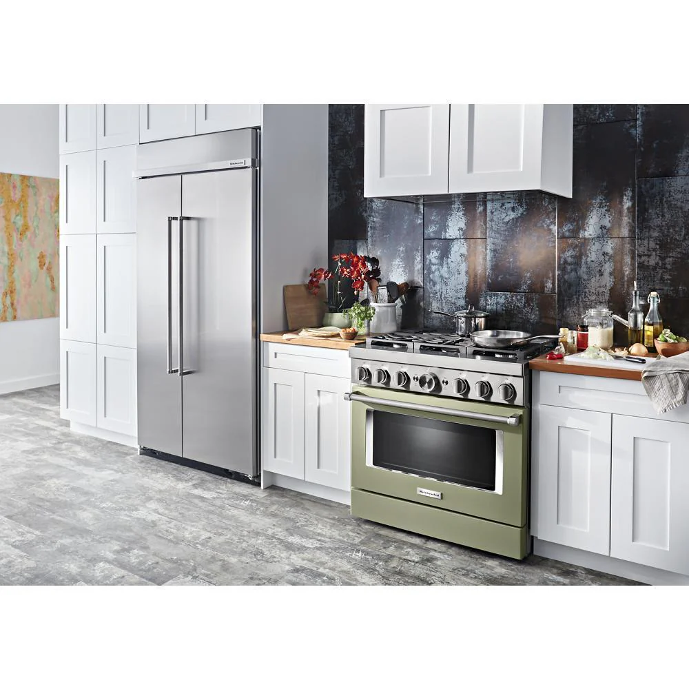 KFDC506JAV KitchenAid® 36'' Smart Commercial-Style Dual Fuel Range with 6 Burners - Image 10
