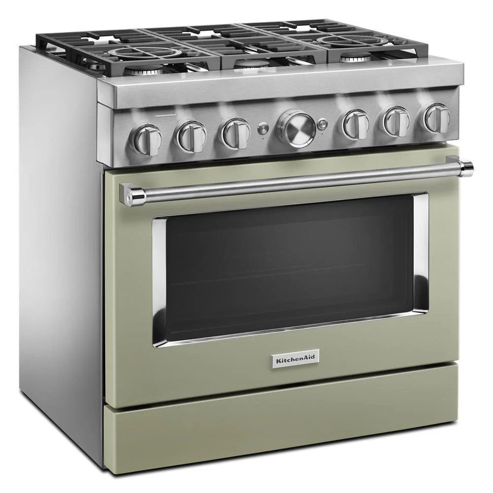 KFDC506JAV KitchenAid® 36'' Smart Commercial-Style Dual Fuel Range with 6 Burners - Image 5
