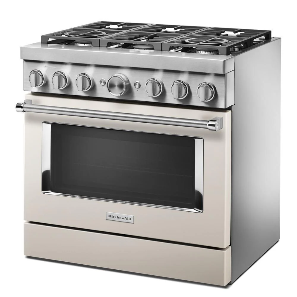 KFDC506JMH KitchenAid® 36'' Smart Commercial-Style Dual Fuel Range with 6 Burners - Image 3