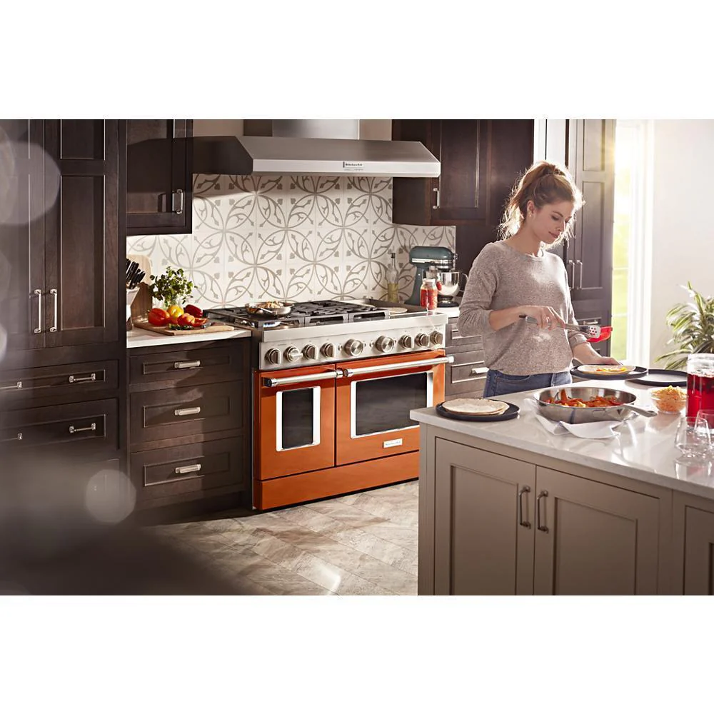 KFDC558JSC KitchenAid® 48'' Smart Commercial-Style Dual Fuel Range with Griddle - Image 19