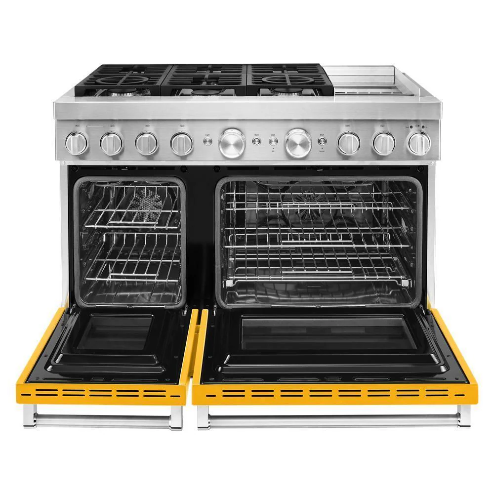 KFDC558JYP KitchenAid® 48'' Smart Commercial-Style Dual Fuel Range with Griddle - Image 8