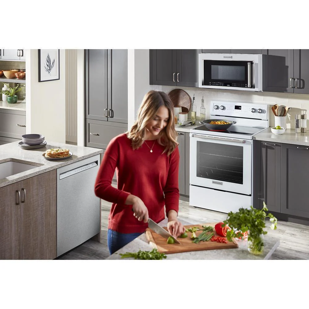 Kitchenaid KFEG500EWH 30-Inch 5-Element Electric Convection Range - Image 22