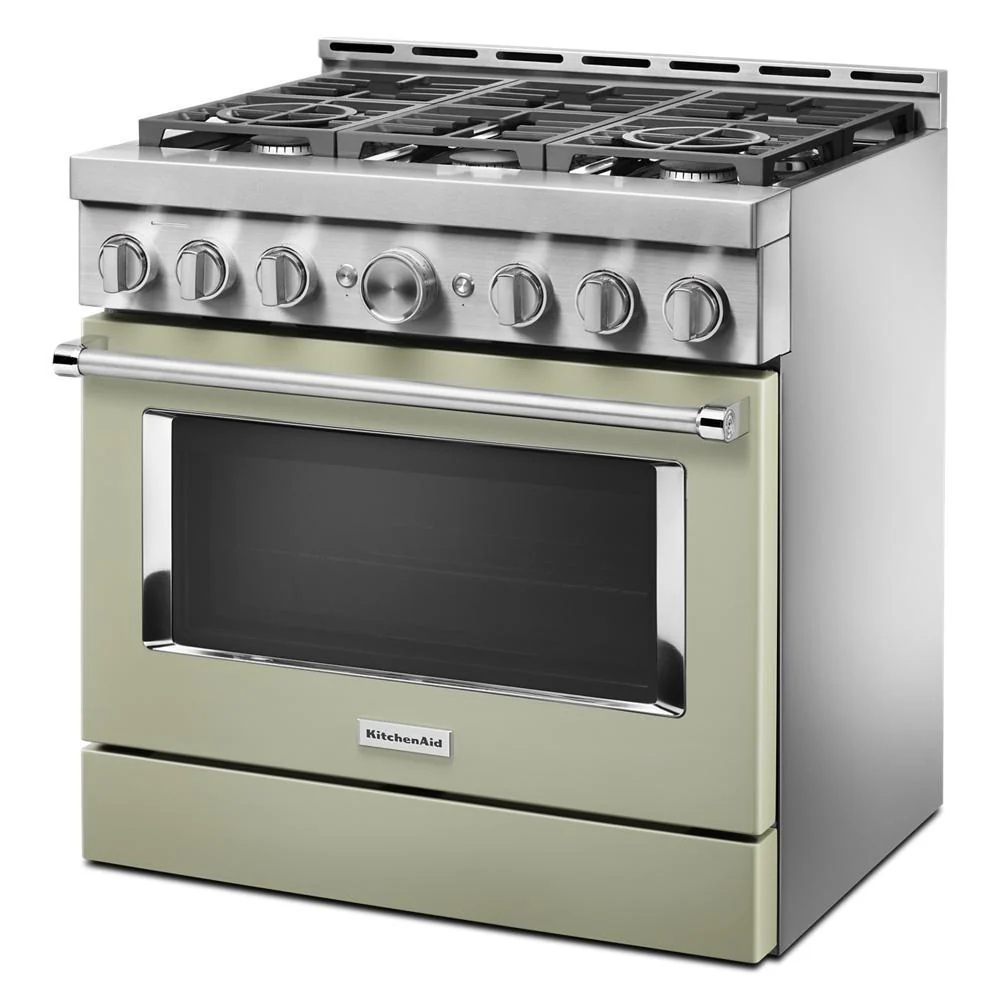 KFGC506JAV KitchenAid® 36'' Smart Commercial-Style Gas Range with 6 Burners - Image 4