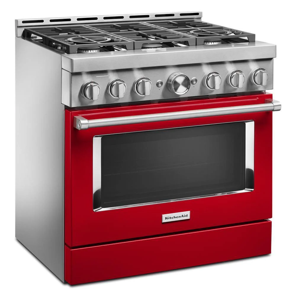 KFGC506JPA KitchenAid® 36'' Smart Commercial-Style Gas Range with 6 Burners - Image 4