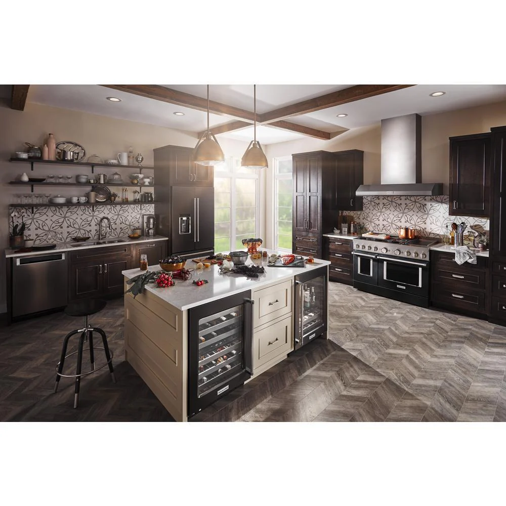 KFGC558JBK KitchenAid® 48'' Smart Commercial-Style Gas Range with Griddle - Image 13