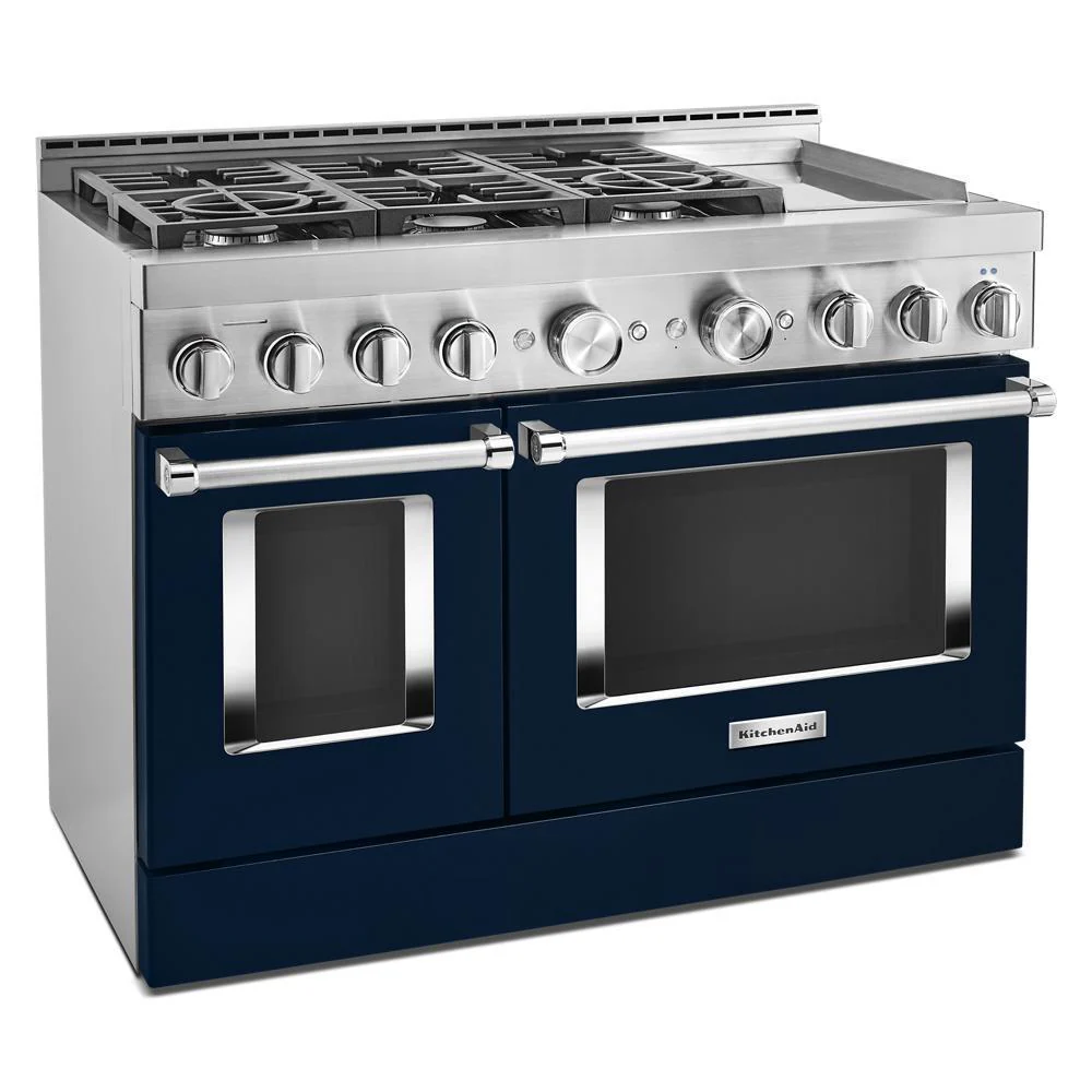 KFGC558JIB KitchenAid® 48'' Smart Commercial-Style Gas Range with Griddle - Image 5