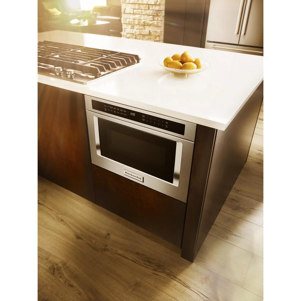 Kitchenaid KMBD104GSS 24" Under-Counter Microwave Oven Drawer - Image 12