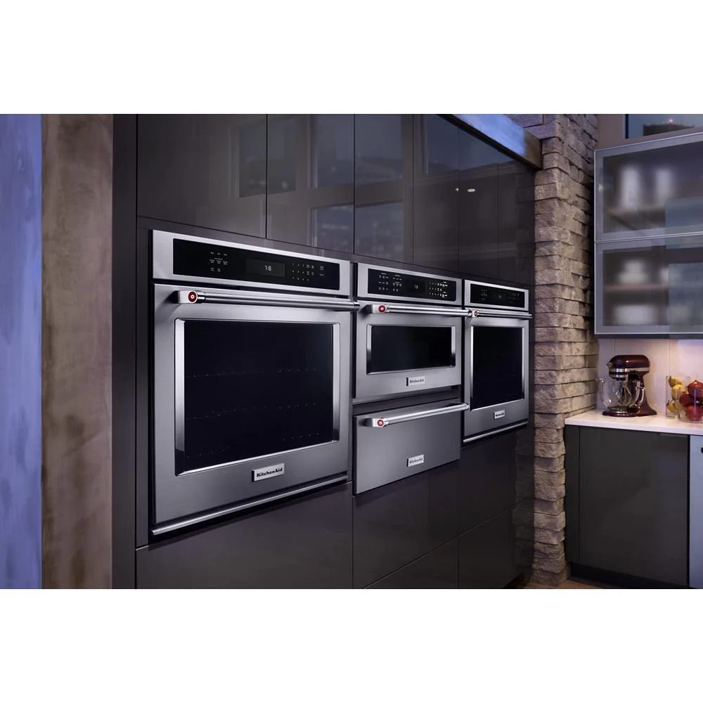 Kitchenaid KMBP107ESS 27" Built In Microwave Oven with Convection Cooking - Image 4