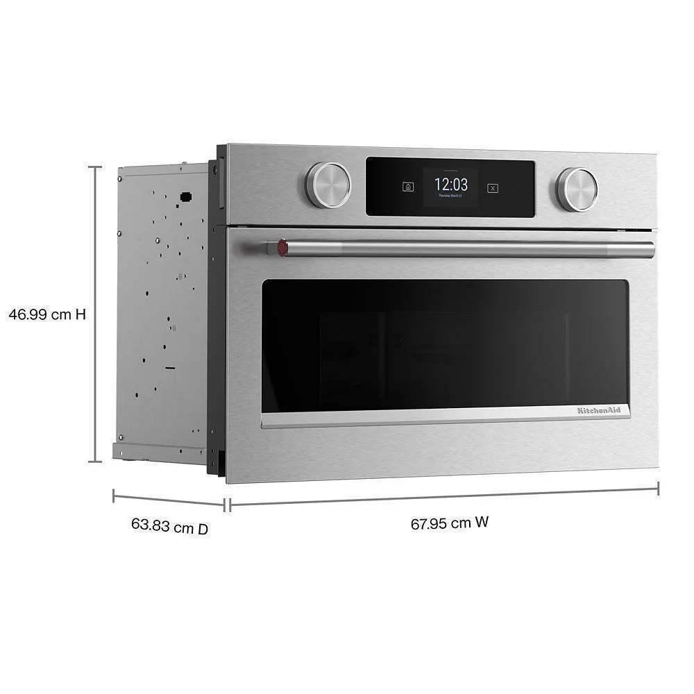 Kitchenaid KMBS727SPS 27" Built In Microwave Oven with Air Fry - Image 2