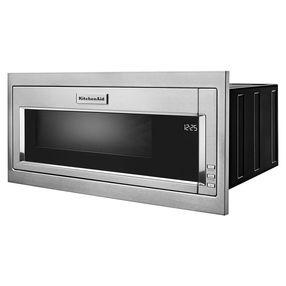 Kitchenaid KMBT5011KSS 1000 Watt Built-In Low Profile Microwave with Slim Trim Kit - Image 4