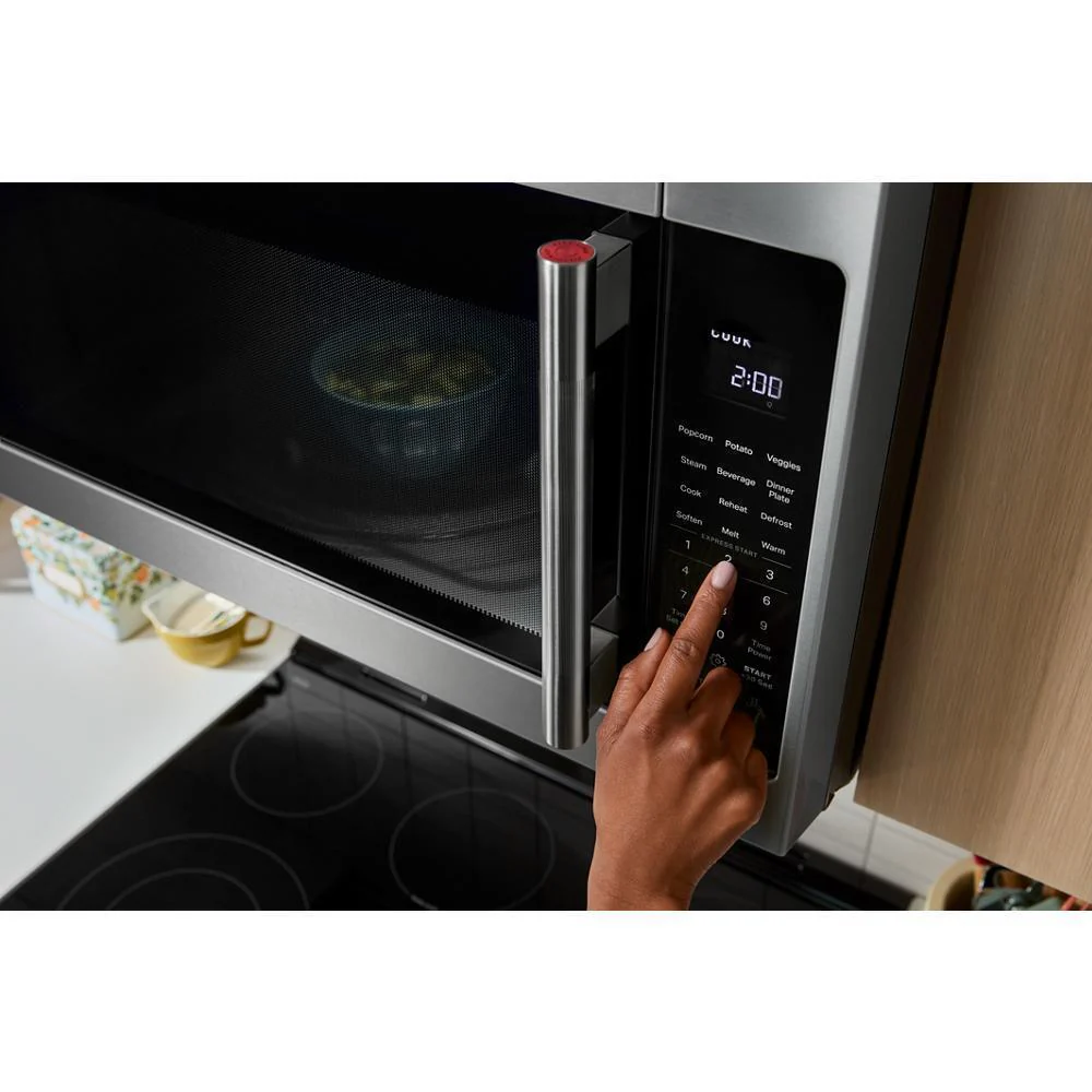 Kitchenaid KMMS330SPS 2.1 Cu. Ft. Microwave Hood Combination with a Handle - Image 2
