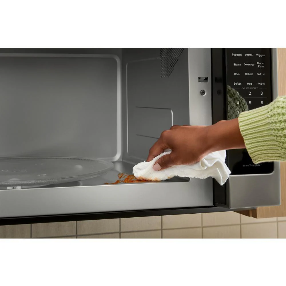 Kitchenaid KMMS330SPS 2.1 Cu. Ft. Microwave Hood Combination with a Handle - Image 5