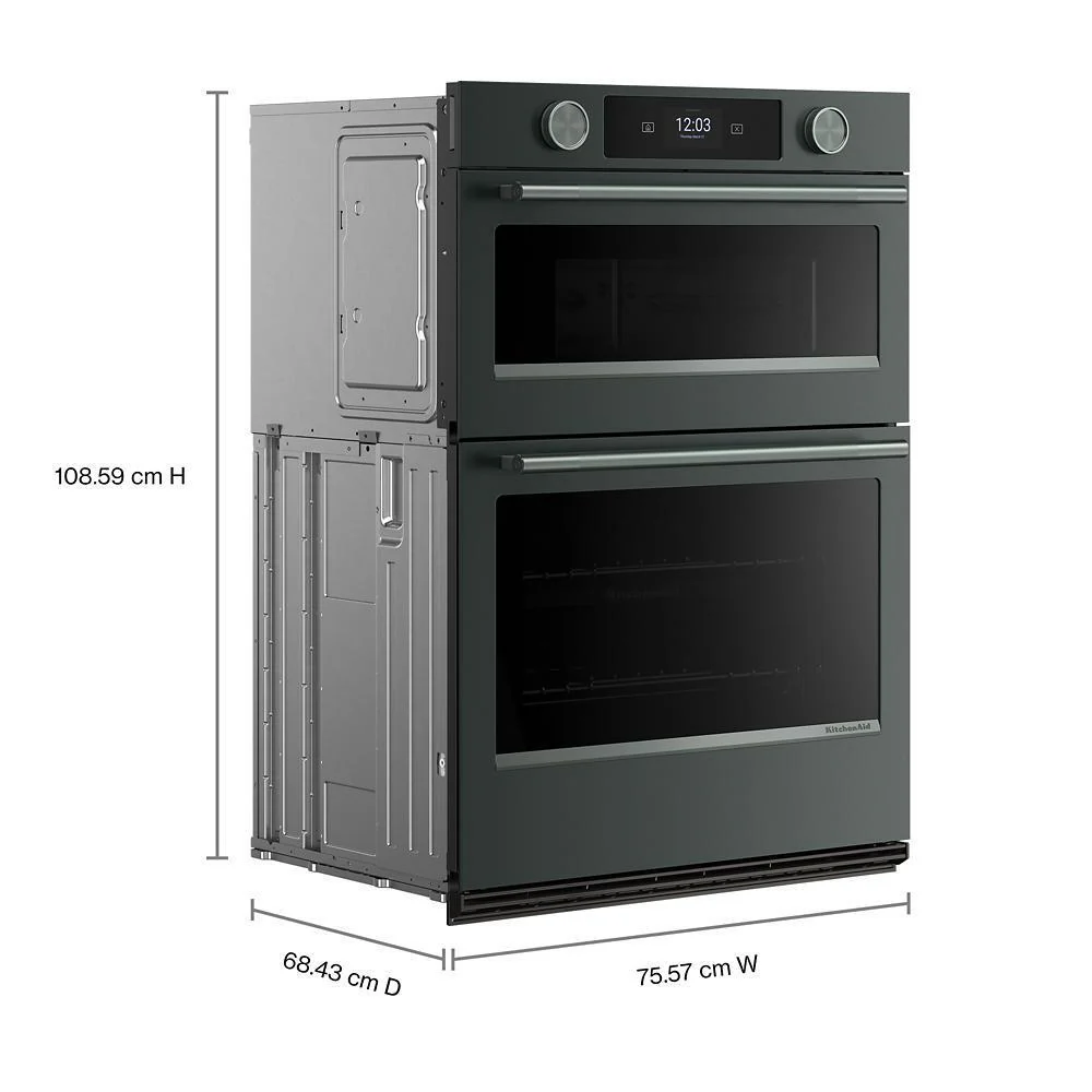 Kitchenaid KOEC730SJP 30-inch Smart Electric Combo Wall Oven with Assisted Cooking Modes - Juniper - Image 2