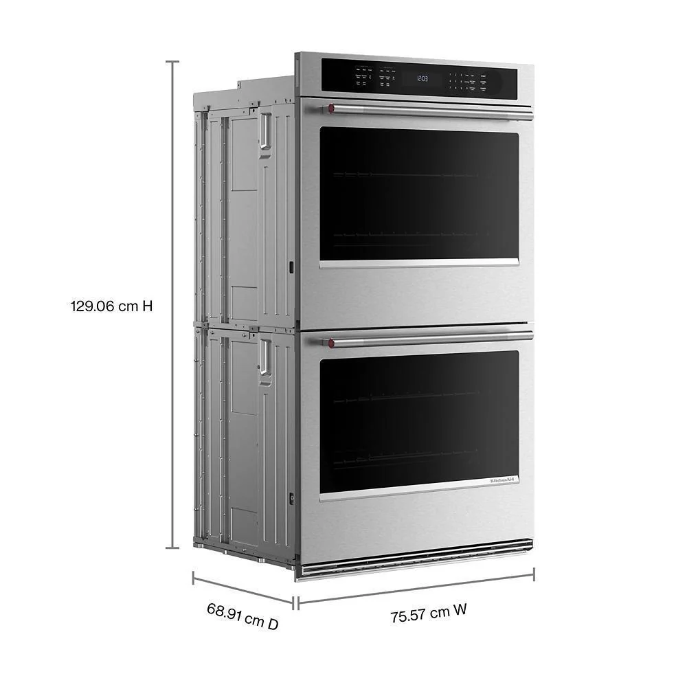 Kitchenaid KOED530SPS 30-inch Electric Double Wall Oven with No Preheat Air Fry Mode - PrintShield™ Finish - Image 2