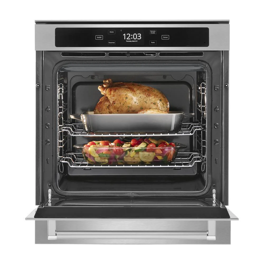 Kitchenaid KOSC504PPS 24" Smart Single Wall Oven with True Convection - Image 9