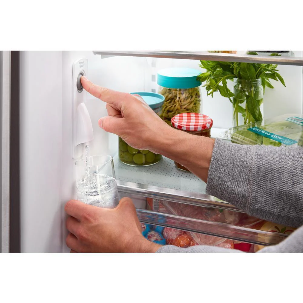 Kitchenaid KRFC136RWH 20 cu. ft. 36-Inch Width Counter-Depth French Door Refrigerator with Interior Dispense - Image 11