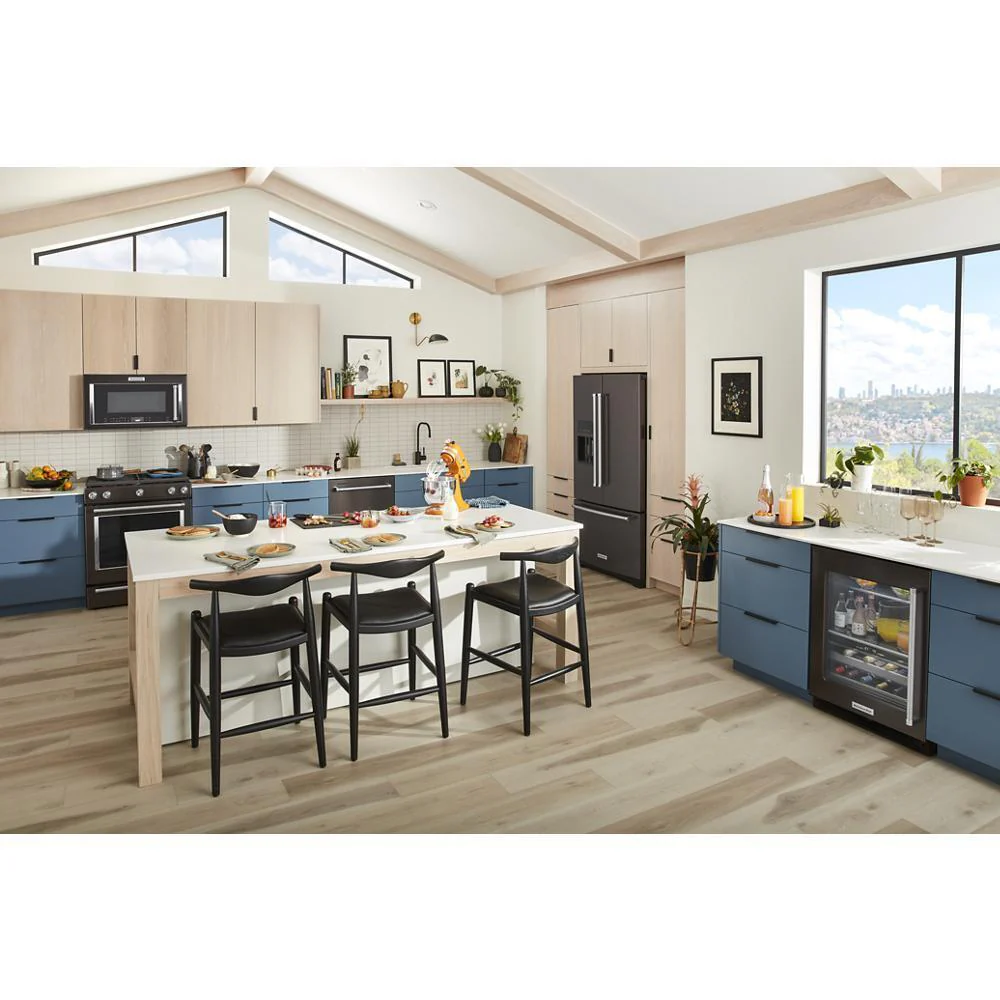 Kitchenaid KRFF577KBS 26.8 Cu. Ft. Standard-Depth French Door Refrigerator with Exterior Ice and Water Dispenser - Image 11