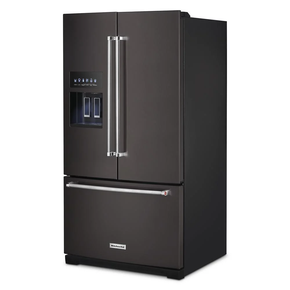 Kitchenaid KRFF577KBS 26.8 Cu. Ft. Standard-Depth French Door Refrigerator with Exterior Ice and Water Dispenser - Image 2