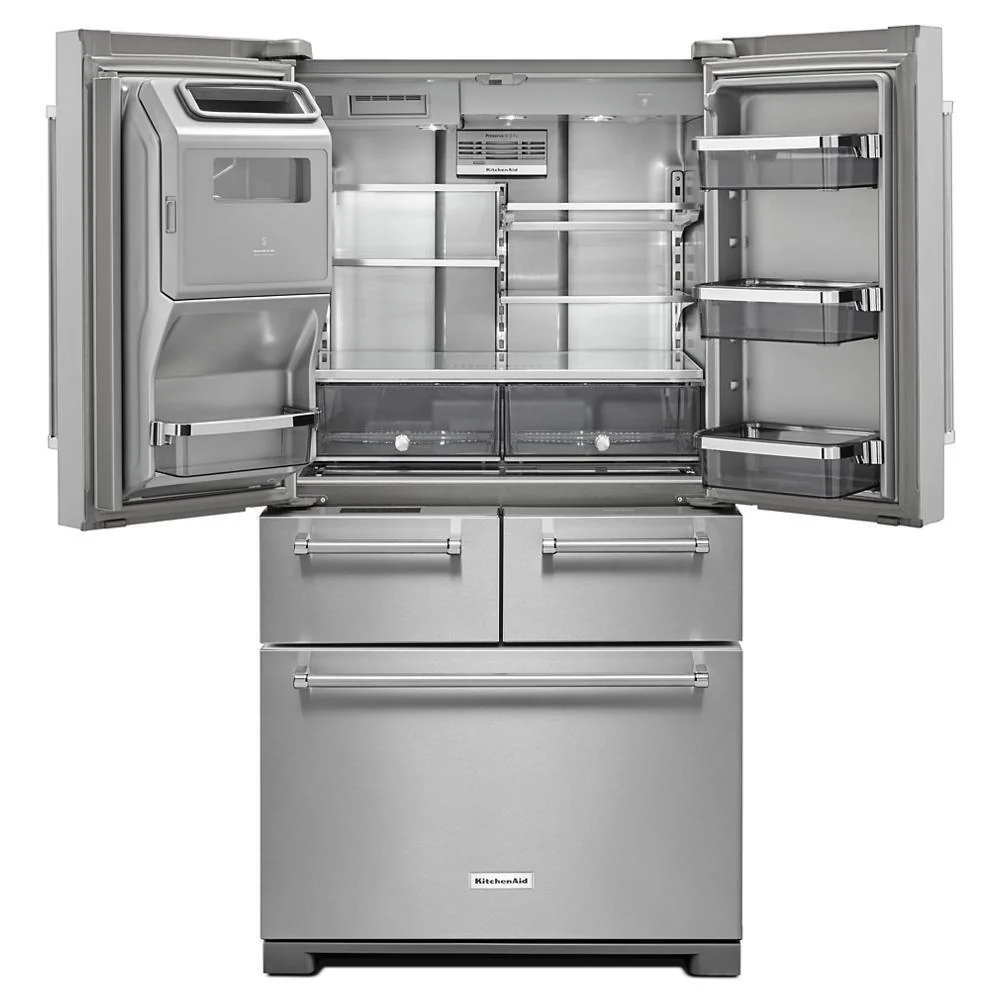 Kitchenaid KRMF706ESS 25.8 Cu. Ft. 36" Multi-Door Freestanding Refrigerator with Platinum Interior Design - Image 6