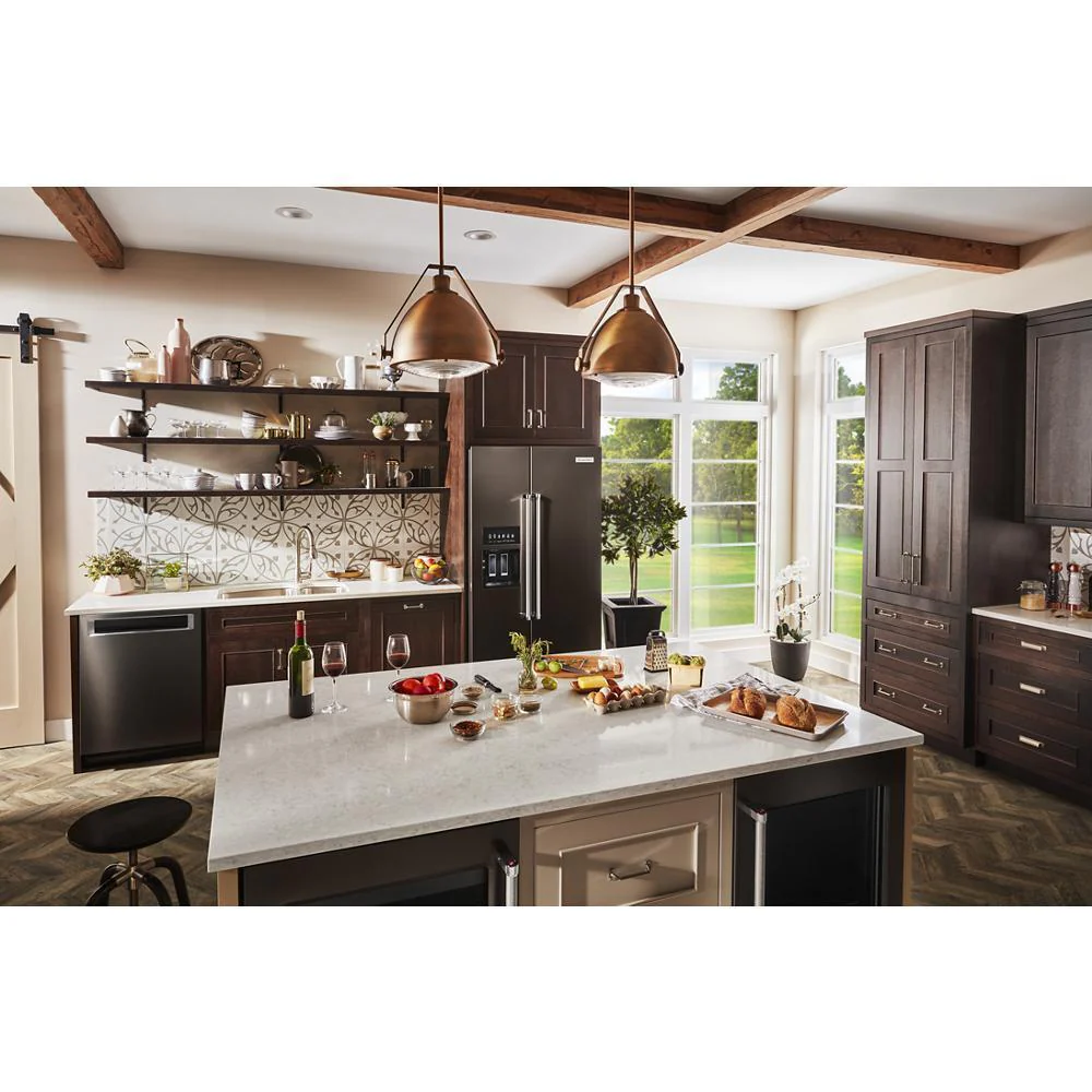 Kitchenaid KRSC703HBS 22.6 cu ft. Counter-Depth Side-by-Side Refrigerator with Exterior Ice and Water and PrintShield™ finish - Image 13