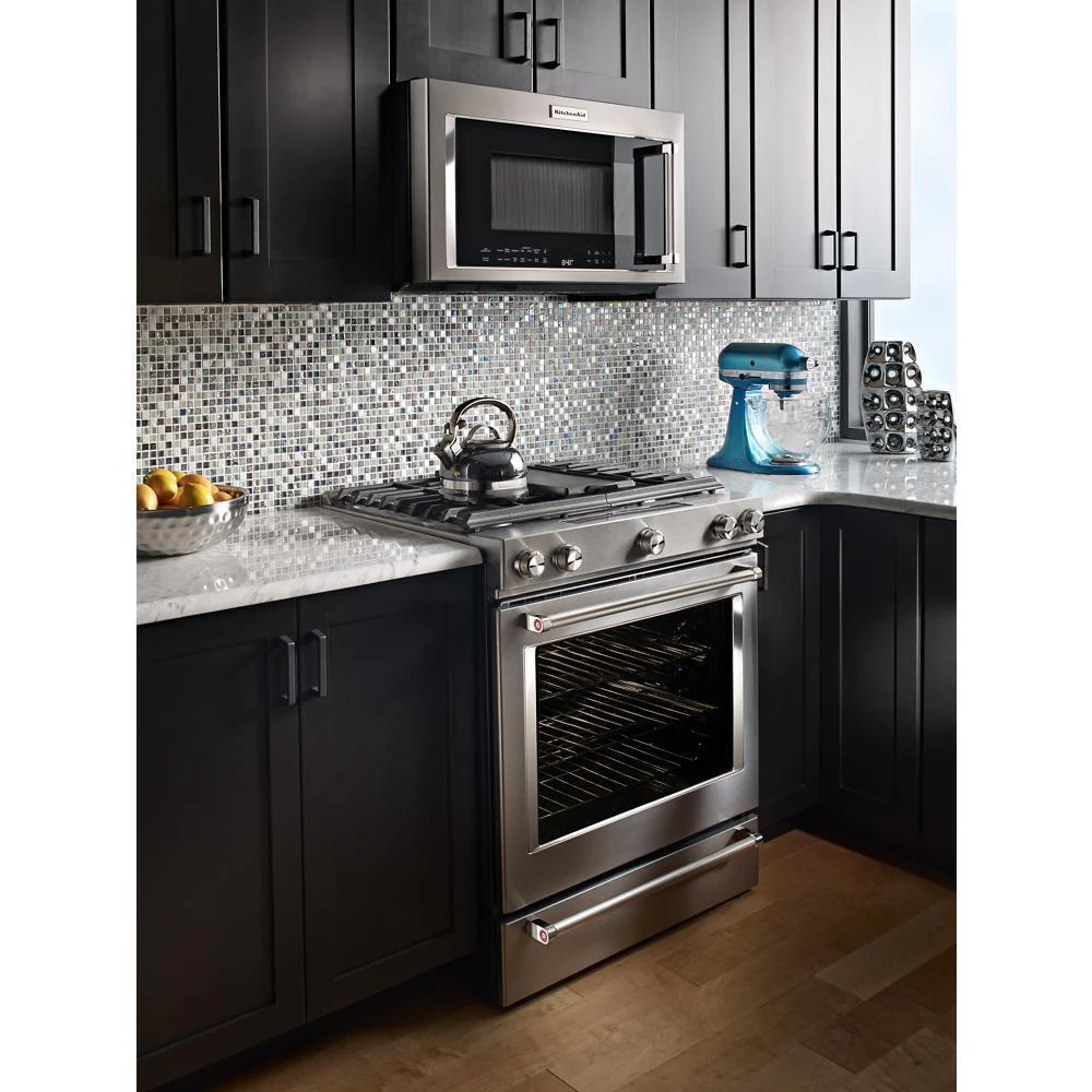 Kitchenaid KSDB900ESS 30-Inch 5-Burner Dual Fuel Convection Slide-In Range with Baking Drawer - Image 22