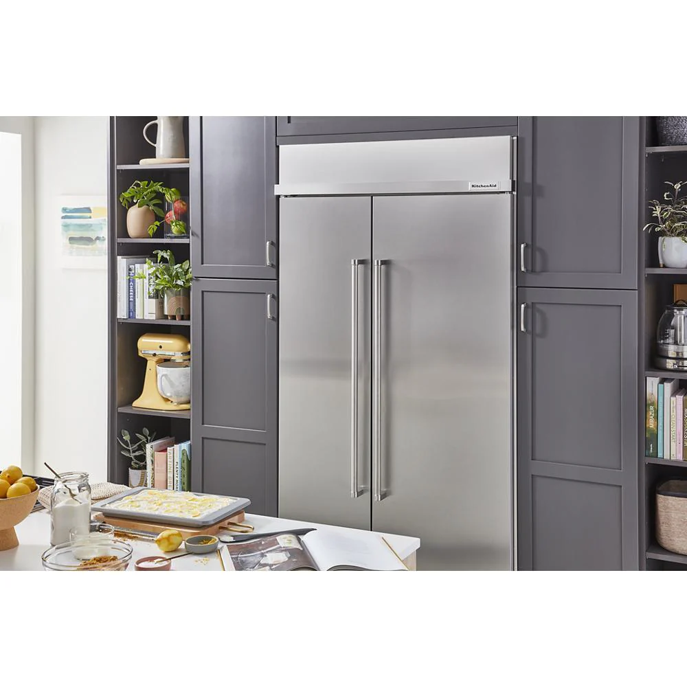 Kitchenaid KUWL314KSS 24" Undercounter Wine Cellar with Glass Door and Metal-Front Racks - Image 15
